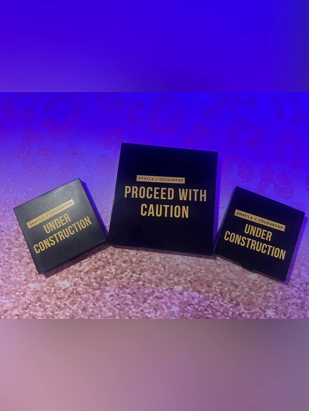 Shayla x ColourPop Under Construction Proceed With Caution Palettes